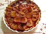 Tarte prunes amandine