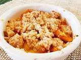 Crumble d'abricot aux flocons de sarrasin (sans gluten)