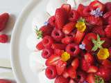 Pavlova aux fruits rouges