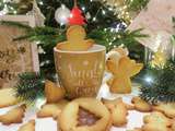 Petits sablés de Noël à la noisette