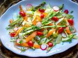 A manger tout cru ! – Salade d’asperges vertes et fenouil