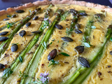 Comme un jardin – Tarte aux asperges vertes