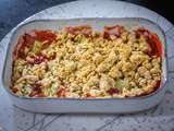 Dessert de saison – Crumble végétal fraise/rhubarbe