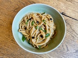 Pâtes du week-end – Linguine à l’ail noir