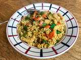 Pâtes du weekend – Fusilli aux légumes rôtis