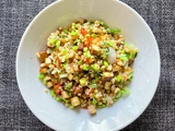 Perles et cubes – Fregola et tofu fumé