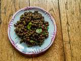 Souvenirs et fumée – Salade de lentilles