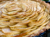 Variation exotique – Tarte aux pommes sur un lit de fruit de la passion