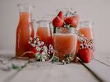 Jus de fraise de printemps