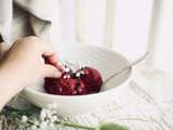 Sorbet aux fruits rouges