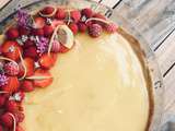 Tarte au citron et fruits rouges