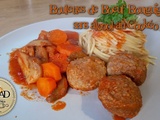 Boulettes de bœuf bourguignonne sans alcool - Recette Cokkéo