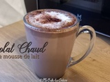 Chocolat chaud et sa mousse de lait