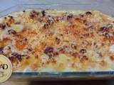 Gratin de Chou-fleur, carottes aux knackis