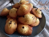 Madeleines aux pépites de chocolat