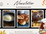 🐞Newsletter du 24 / 25 Décembre 2022🐞