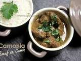 Camonia, ragout de boeuf au cumin