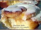 Cinnamon rolls, brioche roulee a la cannelle