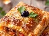 Cocas algériennes à la Pâte feuilletée