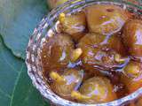 Confiture de figues vertes entieres