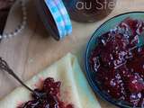 Confiture de fruits rouges au pure via zéro calorie