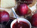 Confiture de nectarines blanches et vanille