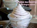 Crème au beurre à la meringue suisse