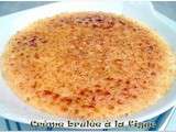 Creme brulee a la figue