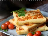 Crêpes Salées au Fromage et Lardons