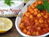 Curry de pois chiches channa massala