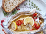 Dos de cabillaud : Recette de Poisson en Papillote Light