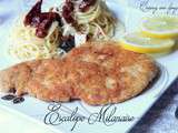 Escalope milanaise, recette facile a la dinde