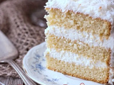 Gâteau coco moelleux à la crème noix de coco