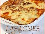 Lasagnes bolognaise