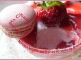 Mousse aux fraises a l’agar-agar