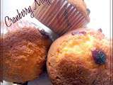 Muffins aux cranberries