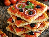 Pizza carrée algérienne à la semoule – Recette du Boulanger