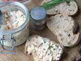 Rapide de rillettes de saumon à l’echalote