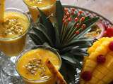 Smoothie Ananas, Mangue fruits de la Passion