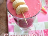 Smoothie Banane Framboise au sucre vergeoise