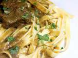 Tagliatelles sauce orientale