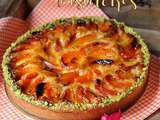 Tarte aux abricots amande pistache