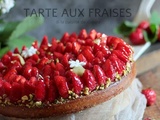 Tarte aux fraises crème pâtissière