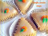 Triangles amandes oranges, gateau algerien