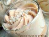 Verrine mousse praline