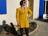 Robe jaune pour mon anniversaire