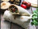 Burritos boeuf/aubergine/courgette