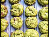 Cookies au thé Matcha et pépites de chocolat au lait