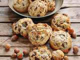 Cookies chocolat et noisettes