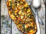 Courge butternut farcie